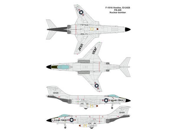 Valom 1/72 F-101A Voodoo (Nuclear bomber) | 8594054291245