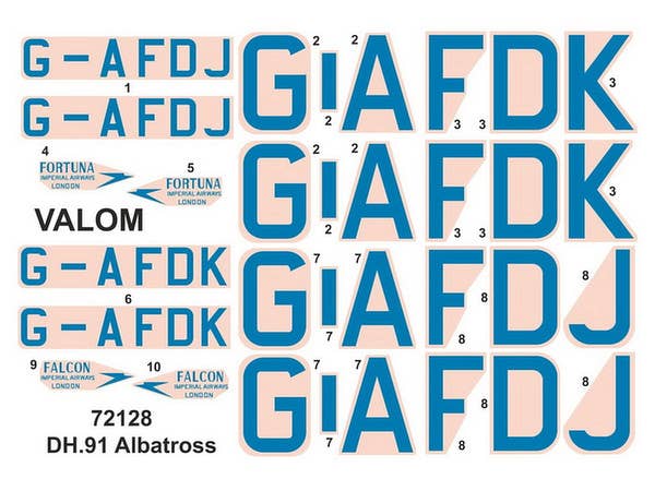 Valom 1/72 DH.91 Albatross (airliner) | 8594054291283
