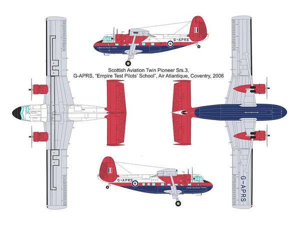 Valom 1/72 Scottish Aviation Twin Pioneer (Air Atlantique) | 8594054291375