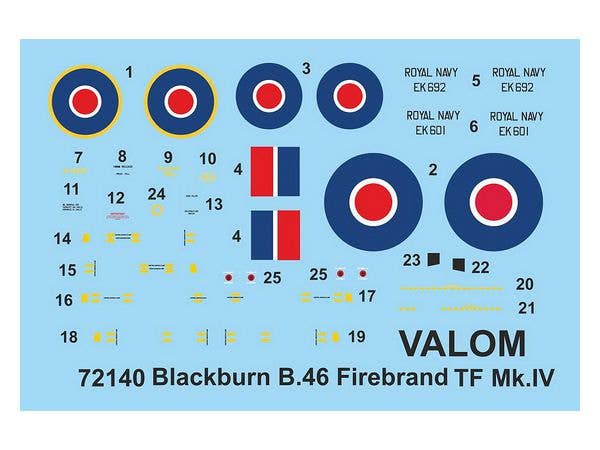 Valom 1/72 Blackburn Firebrand TF.Mk.IV | 8594054291405