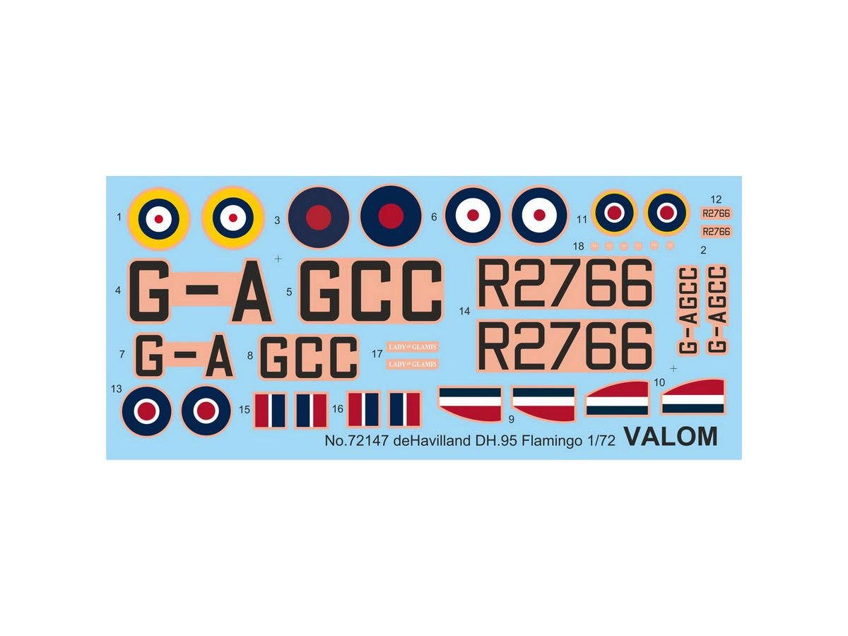 Valom 1/72 deHavilland DH.95 Flamingo (King´s Flight) | 8594054291474