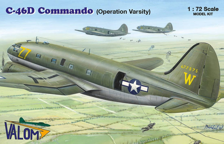 Valom 1/72 Curtiss C-46D Commando (Operation Varsity) | 8594054291528