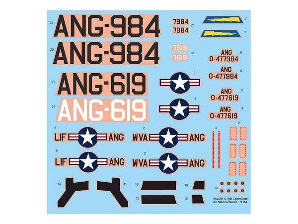 Valom 1/72 Curtiss C-46D Commando (air National Guard) | 8594054291542