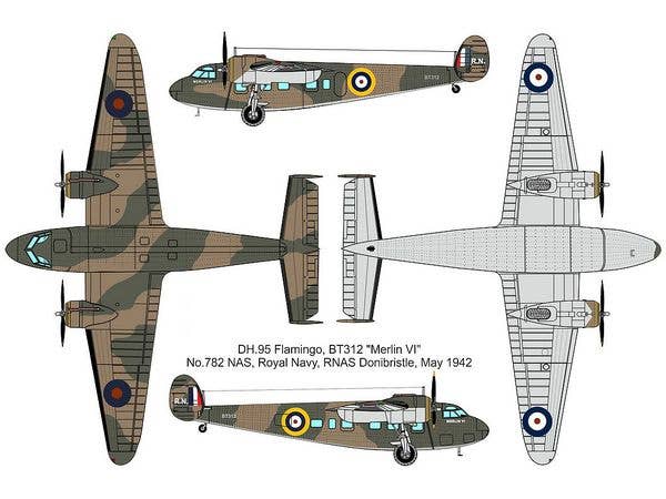 Valom 1/72 DH.95 Flamingo (Lady of Hendon) | 8594054291610