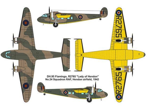 Valom 1/72 DH.95 Flamingo (Lady of Hendon) | 8594054291610