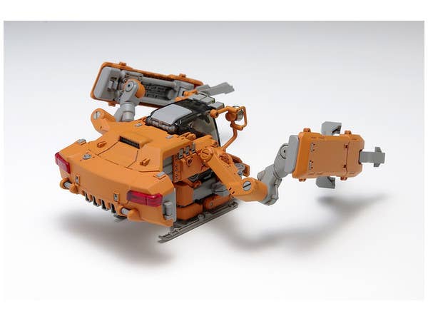 Wave Space Pod Crab-03 Orange/White (3.07 Inch Tall approx) Construction Equipment | 4943209620227