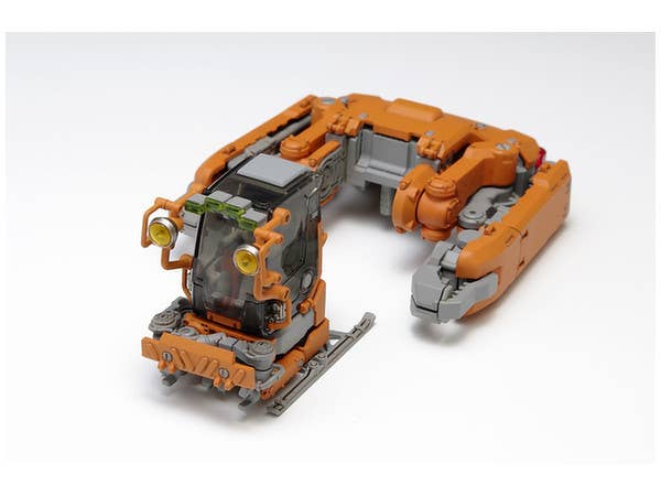 Wave Space Pod Crab-03 Orange/White (3.07 Inch Tall approx) Construction Equipment | 4943209620227