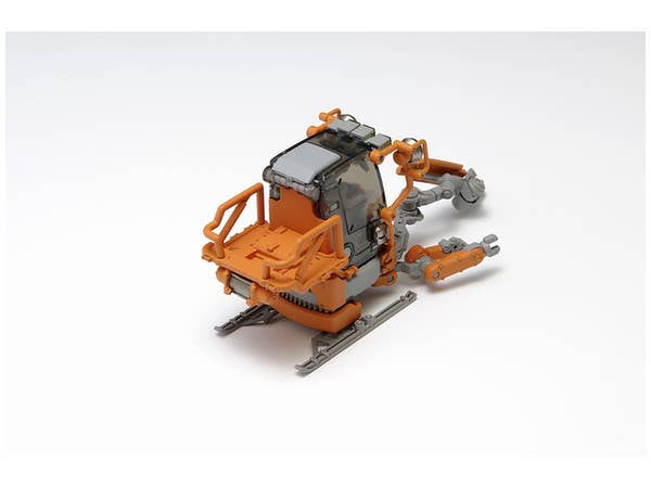 Wave Space Pod Crab-03 Orange/White (3.07 Inch Tall approx) Construction Equipment | 4943209620227