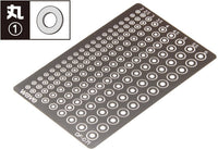 Wave Basic Photo-Etched Circle 1 - 2.0mm, 2.5mm, 3.0mm, 3.5mm, 4.0mm, 4.5mm, 5.0mm, 5.5mm, 6.0mm outer diameter | 4943209320714