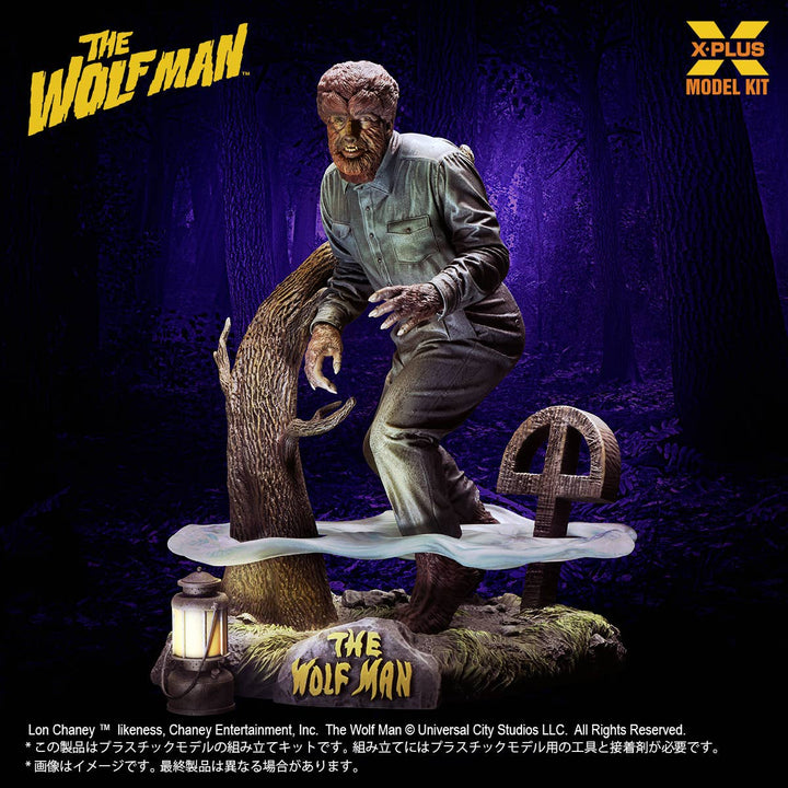 1/8 Scale Lon Chaney Jr. as Wolf Man Plastic Model Kit | 4532149021739