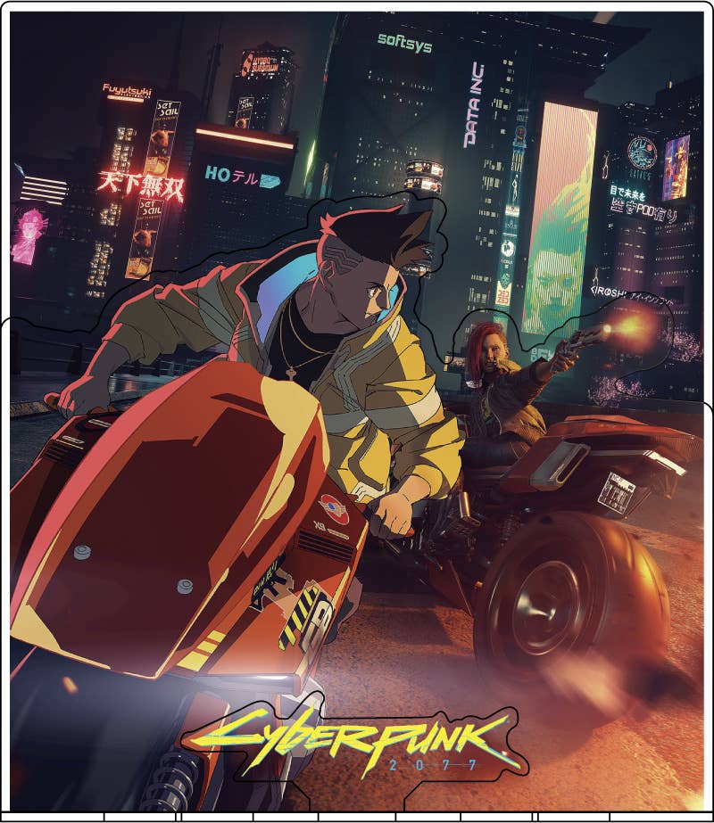 Union Creative Tobisuta Cyberpunk 2077 & Edgerunners (V & DAVID BIKE CHASE) | 4571564400187