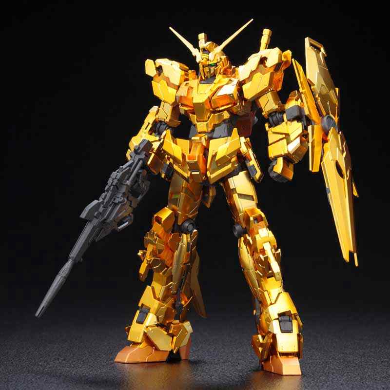 P-Bandai RG 1/144 The Gundam Base Limited Unicorn Gundam [Gold Coating]