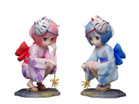 Re:ZERO -Starting Life in Another World Series Ram＆Rem Childhood Summer Memories 1/7 Scale Figure | 4589584958311