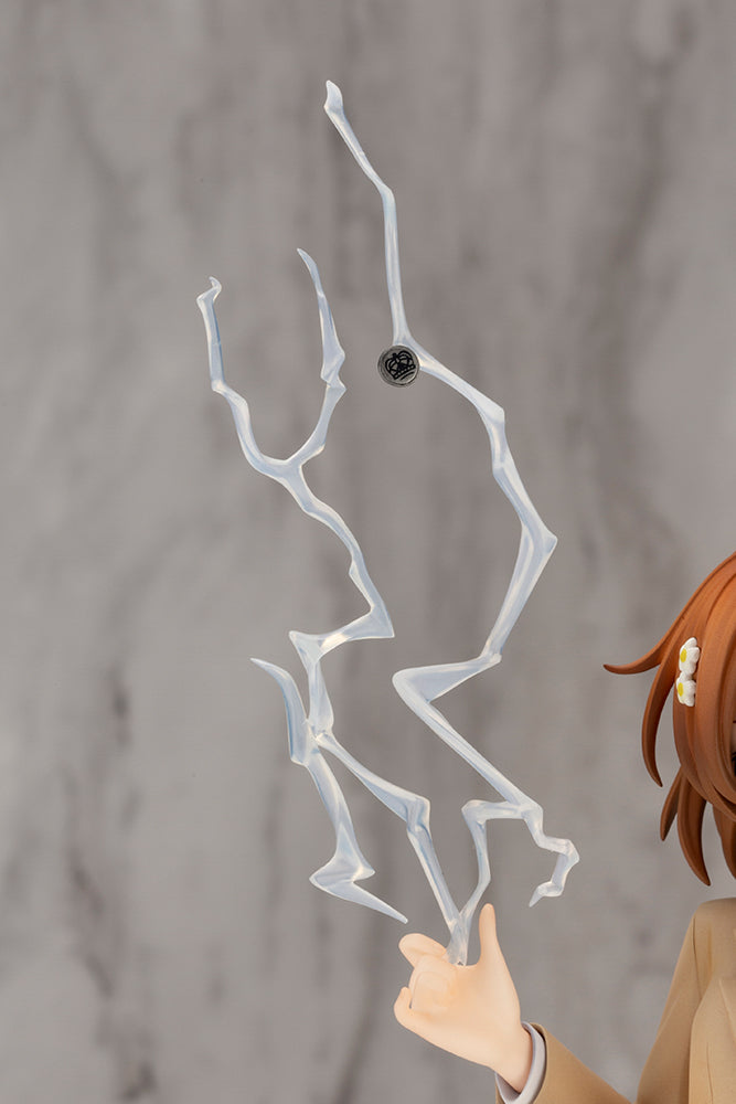 Kotobukiya 1/7 A Certain Scientific Railgun T Series Misaka Mikoto 15th Anniversary Ver. Kotobukiya Luxury Ver., Pre-Painted PVC Statue | 4934054046096