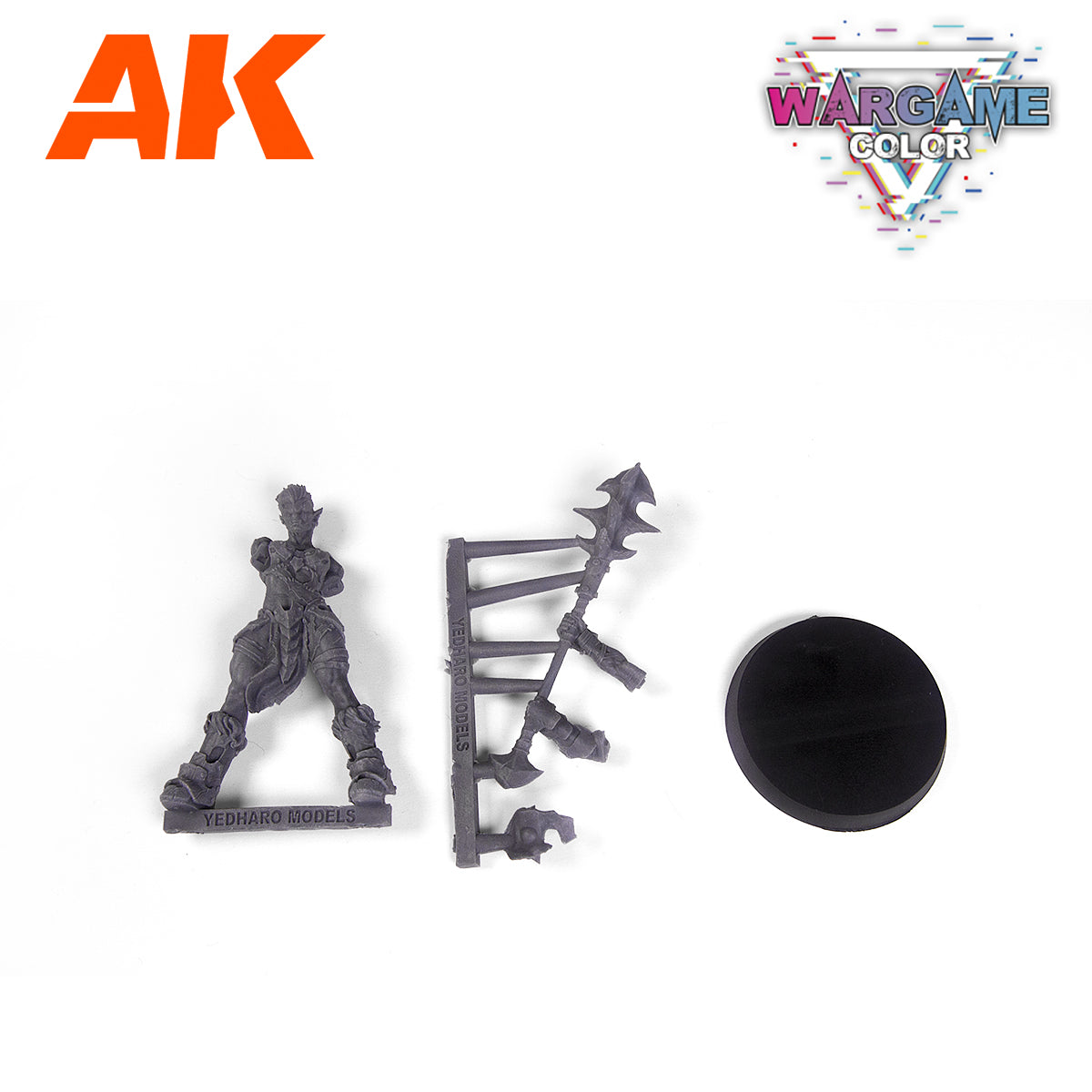 AK Interactive Wargame Starter Set - Battle Orc (14 Colors & 1 Figure) [Sale ends when item is out of stock]