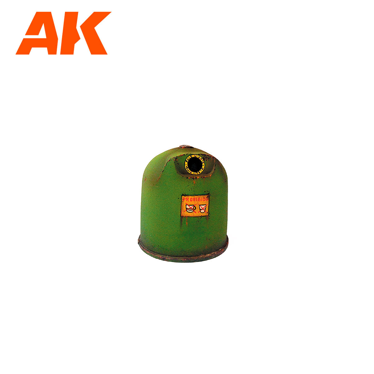 AK Interactive Scenography Wargame Set Trashbins (30-35mm) | 8435568334267