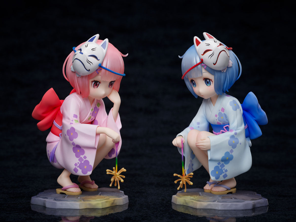 Re:ZERO -Starting Life in Another World Series Ram＆Rem Childhood Summer Memories 1/7 Scale Figure | 4589584958311