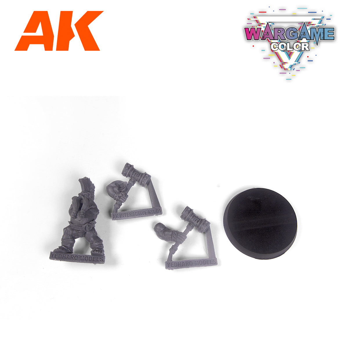 AK Interactive Wargame Starter Set - Crusher Dwarf (14 Colors & 1 Figure)