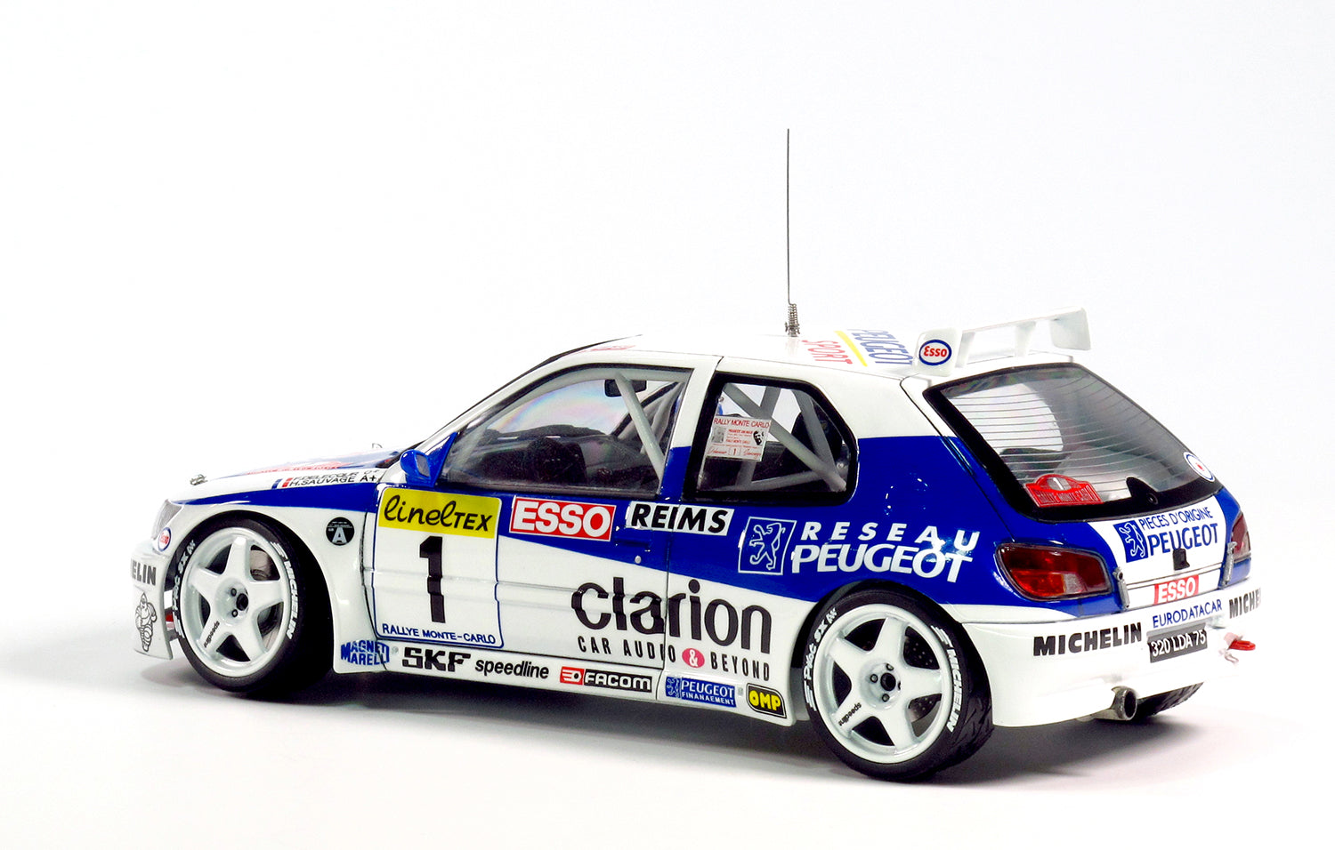 Platz NuNu 1/24 PEUGEOT 306 MAXI 1996 Monte Carlo Rally with Masking Sheet | 4545782078480