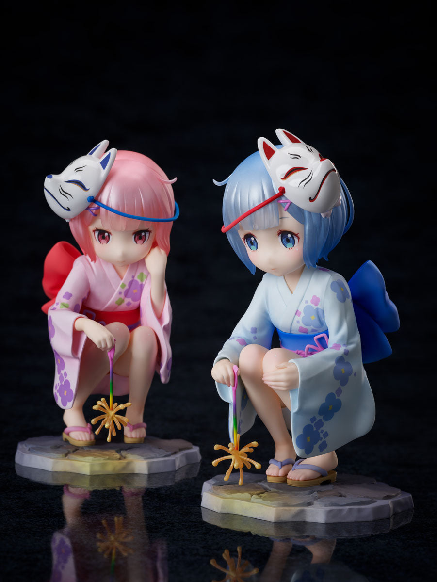 Re:ZERO -Starting Life in Another World Series Ram＆Rem Childhood Summer Memories 1/7 Scale Figure | 4589584958311
