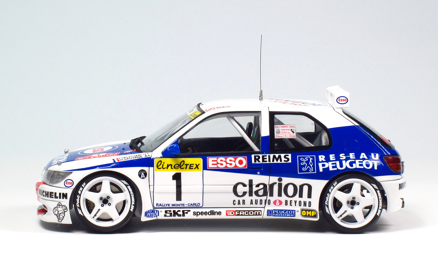 Platz NuNu 1/24 PEUGEOT 306 MAXI 1996 Monte Carlo Rally with Masking Sheet | 4545782078480