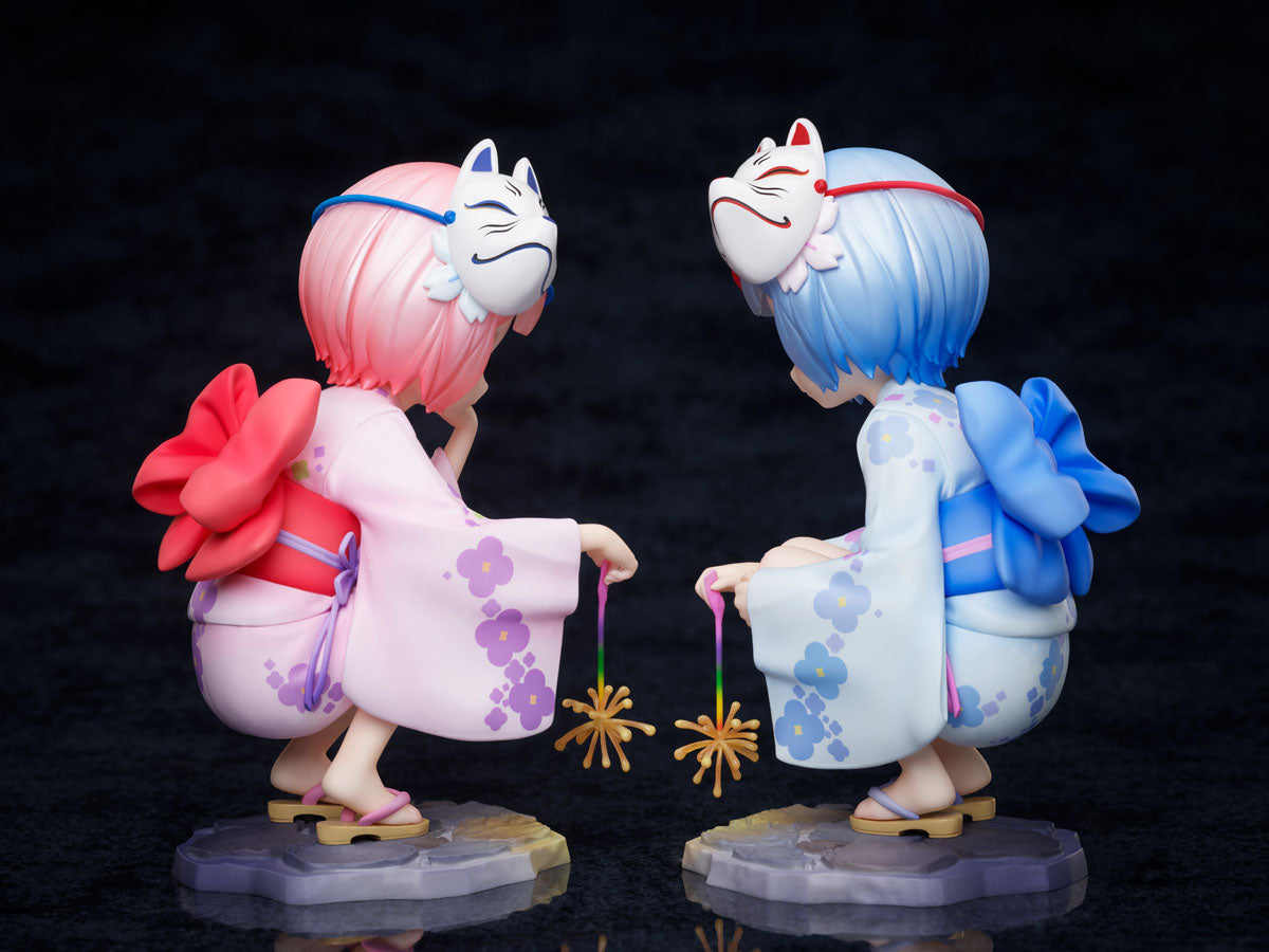 Re:ZERO -Starting Life in Another World Series Ram＆Rem Childhood Summer Memories 1/7 Scale Figure | 4589584958311