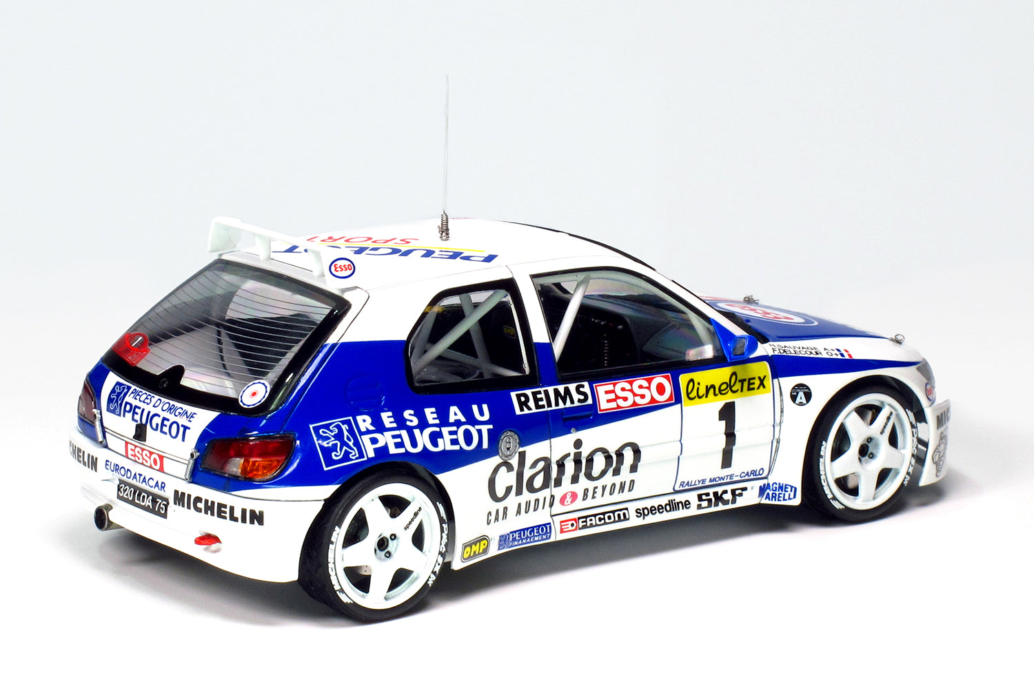Platz NuNu 1/24 PEUGEOT 306 MAXI 1996 Monte Carlo Rally with Masking Sheet | 4545782078480