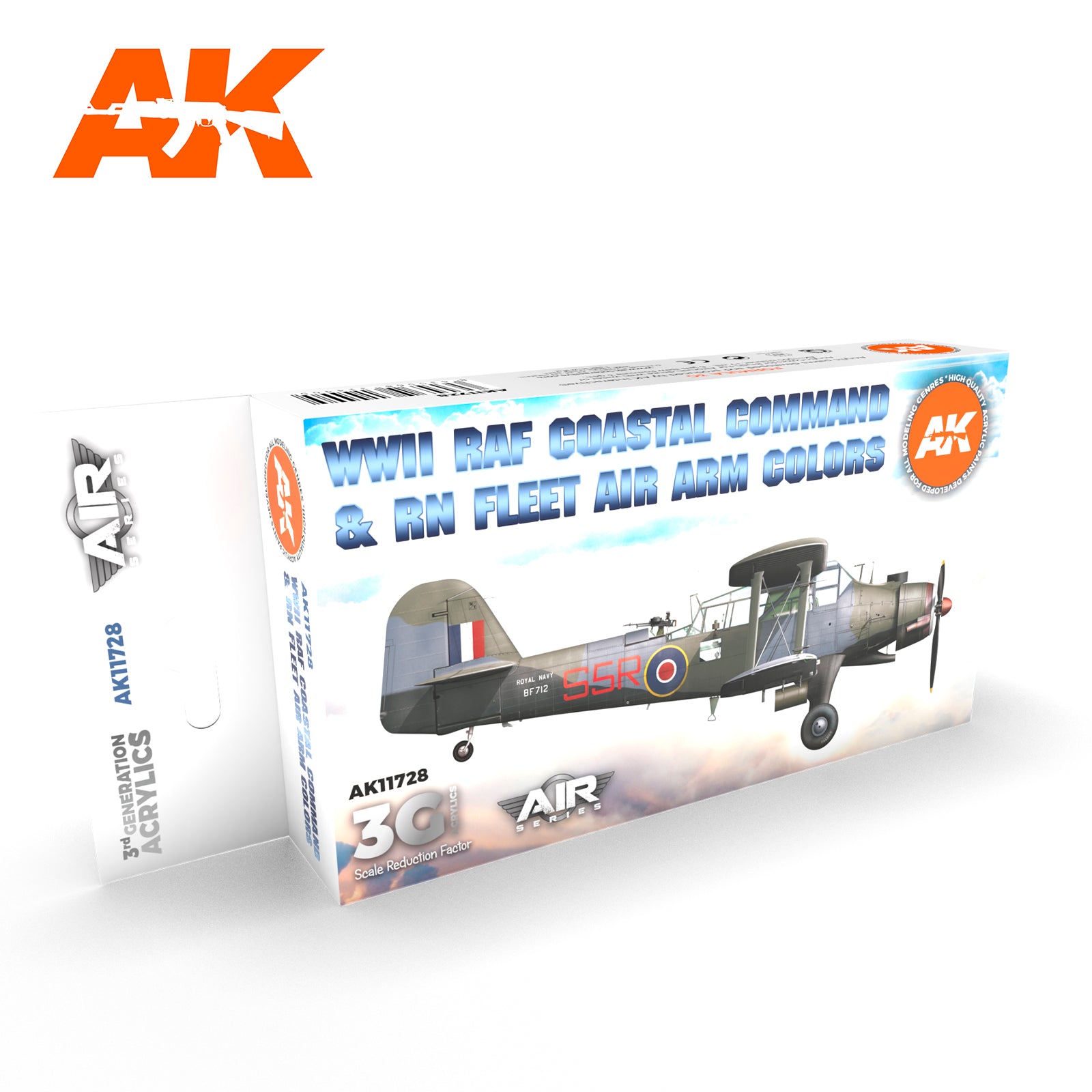 AK Interactive 3G Air - WWII RAF Coastal Command & RN Fleet Air Arm SET | 8435568314405