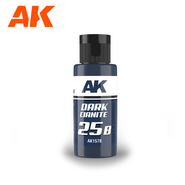 AK Interactive Dual Exo 25B - Dark Cianite 60ml | 8435568331686