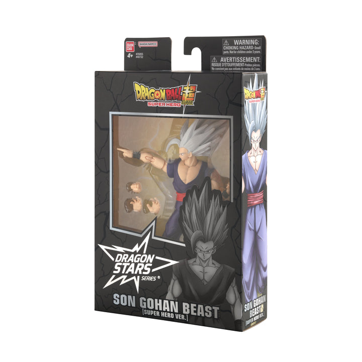 Bandai Dragon Ball Super - Dragon Ball Super: Super Hero - Son Gohan Beast, Bandai Dragon Stars 6.5" Action Figure | 45557407322
