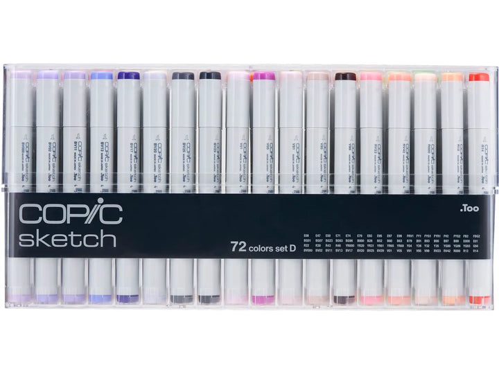 Copic Sketch Marker 72Pc Set D | 4511338063194