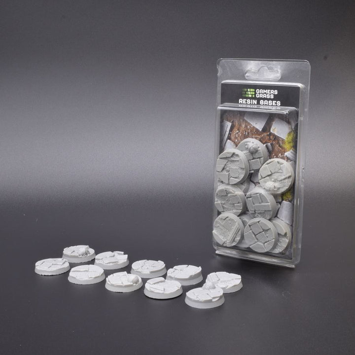 Gamers Grass Resin Bases - Temple - Round 32mm (x10) | 738956789594