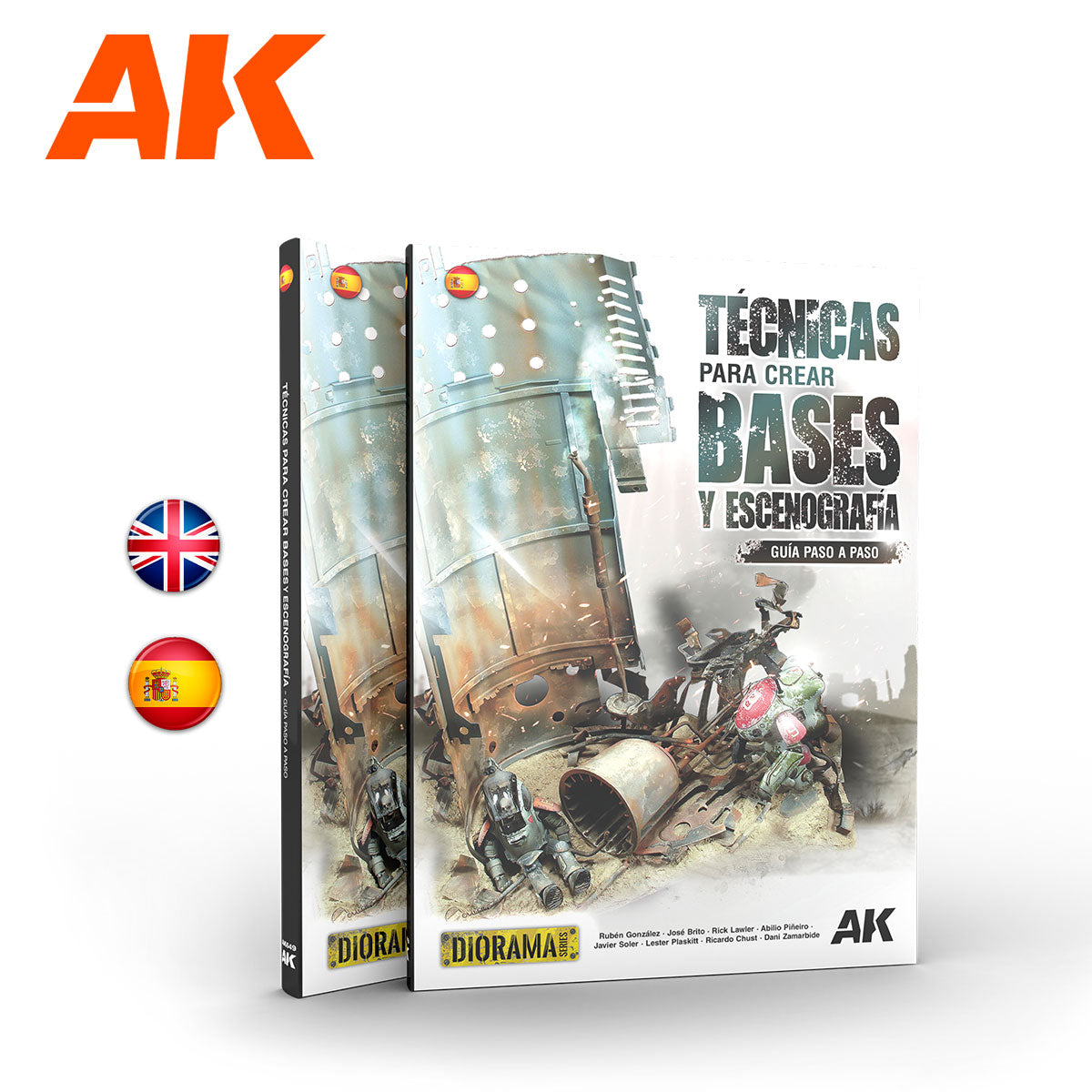 AK Interactive Techniques for creating bases and scenography – Spanish | 8435568333420