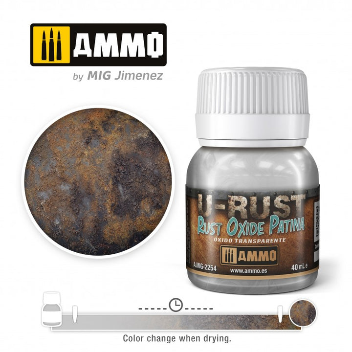 Ammo Mig U-Rust Rust Oxide Patina 40ml | 8432074022541