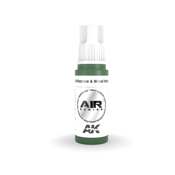 AK Interactive 3G Air - Radome & Wheel Hub Green