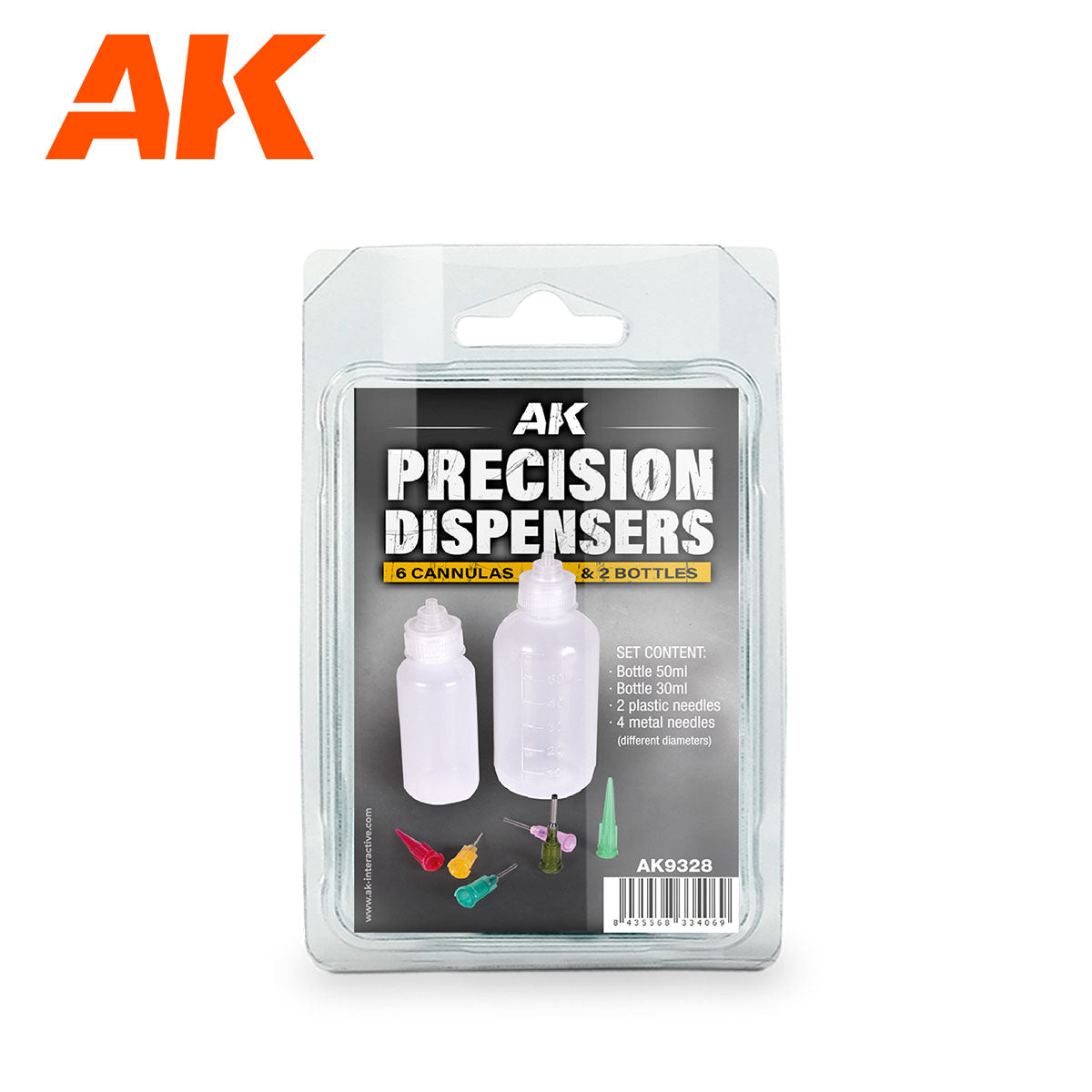 AK Precision Dispensers (6 Cannulas & 2 Bottles) | 8435568334069