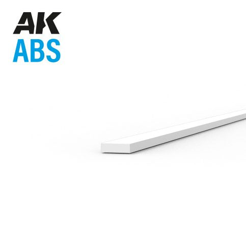 AK Interactive ABS Strip - 0.25 x 1.00 x 350mm x 10 units | 8435568329119