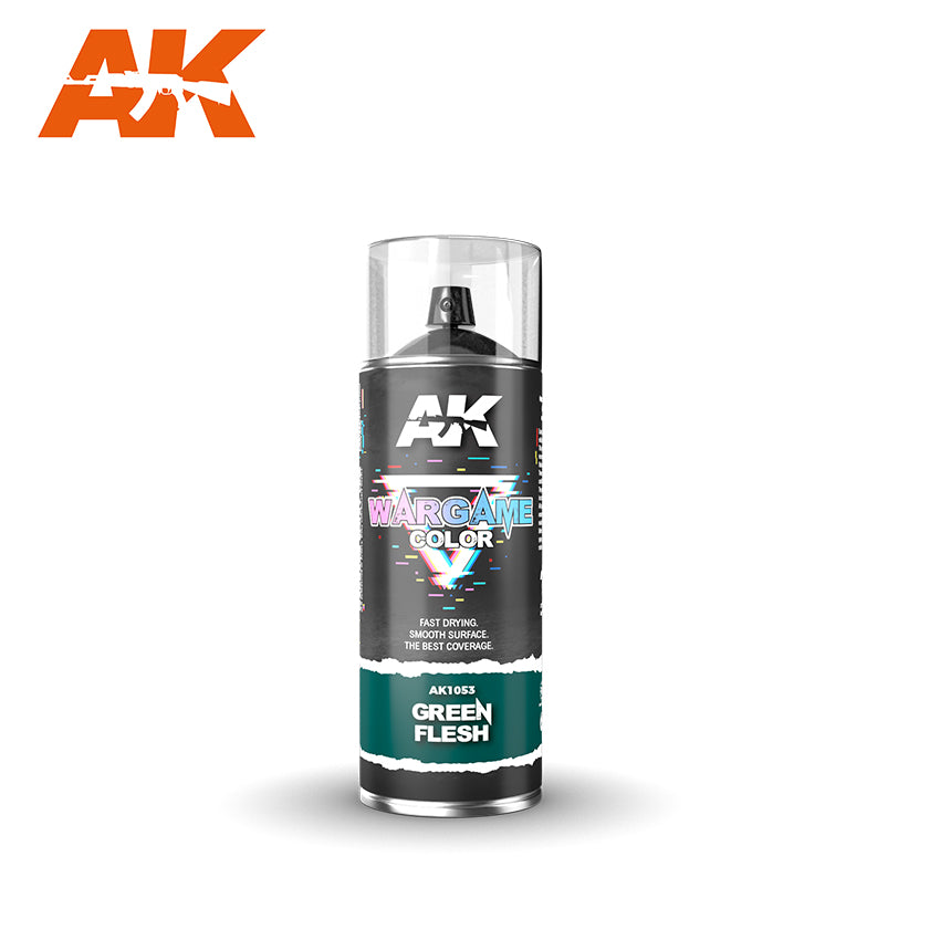 AK Interactive Wargame Green Flesh Spray 400ml | 8435568313750