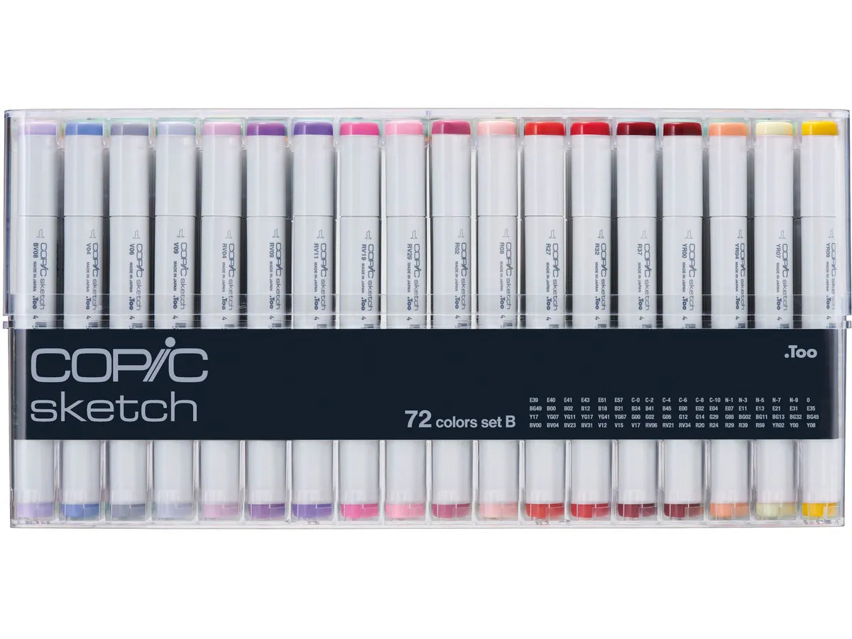 Copic Sketch Marker 72Pc Set B | 4511338063170
