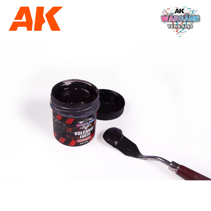 AK Interactive Wargame Battle Ground Terrains Volcanic Earth - 100ml (Acrylic) | 8435568331242