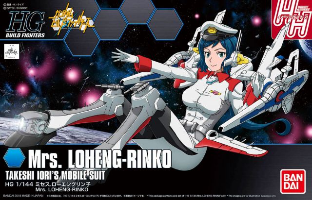 Bandai HG 1/144 Mrs. Loheng-Rinko 'Gundam Build Fighters'