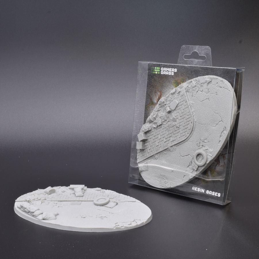 Gamers Grass Resin Bases - Urban Warfare - Oval 170mm (x1) | 738956789815
