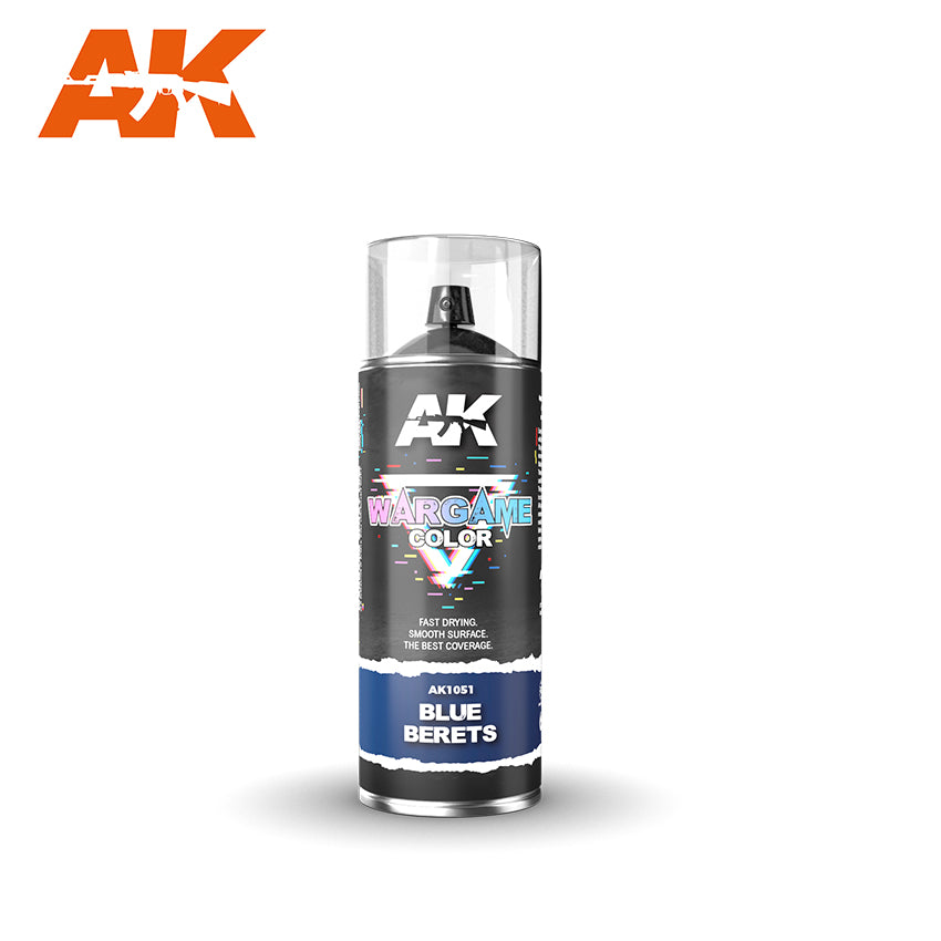 AK Interactive Wargame Blue Berets Spray 400ml | 8435568313736