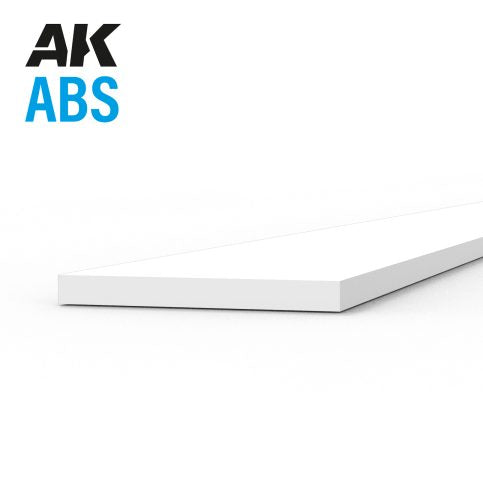 AK Interactive ABS Strip - 0.50 x 5.00 x 350mm x 10 units | 8435568329218