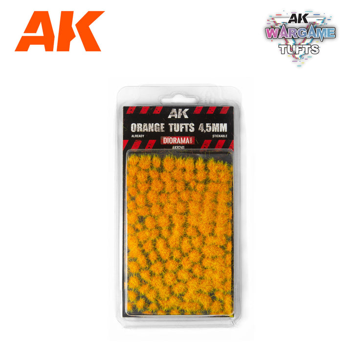 AK Interactive Orange & Yellow Wargame Tufts 4.5mm | 8435568331136