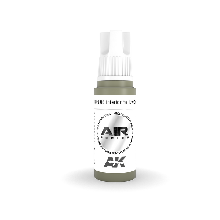 AK Interactive 3G Air - US Interior Yellow Green | 8435568315235