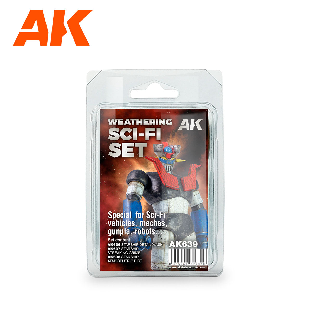 AK Interactive Sci-Fi Weathering Set | 8435568327320