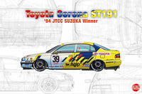 Platz NuNu 1/24 Toyota Corona ST191 '94 JTCC SUZUKA Winner with Masking Sheet | 4545782078732
