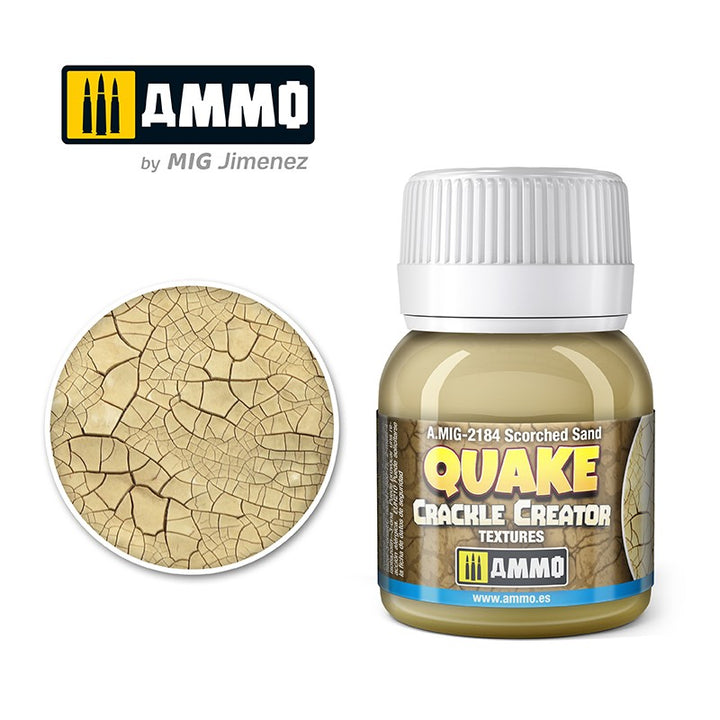 Ammo Mig Quake Crackle Creator Textures - Scorched Sand | 8432074021841