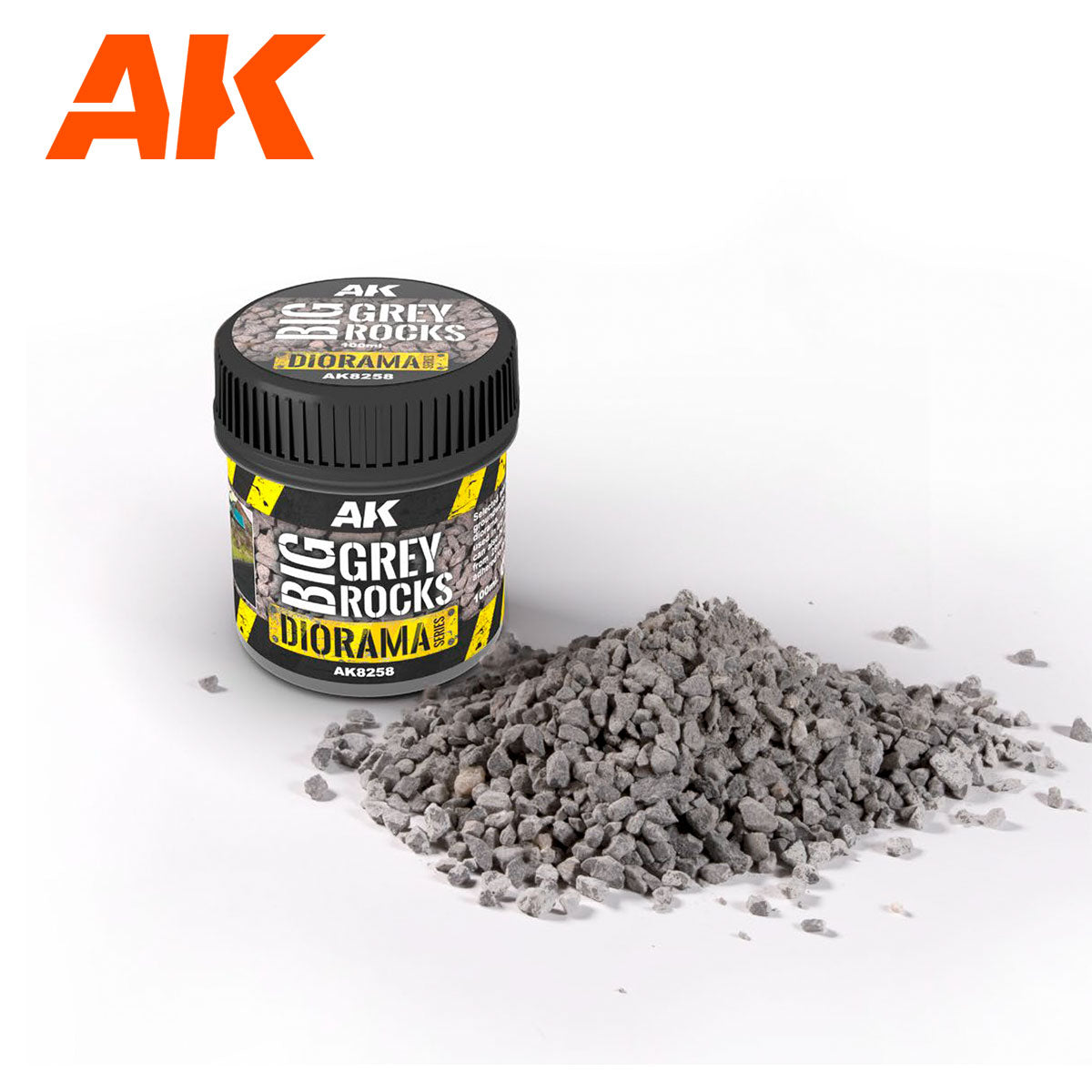 AK 1/35 Big Grey Rocks / Small Railroad Ballast | 8435568334243